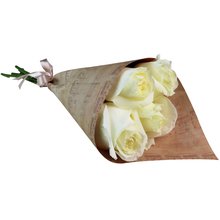 Buquê de 4 Rosas Brancas