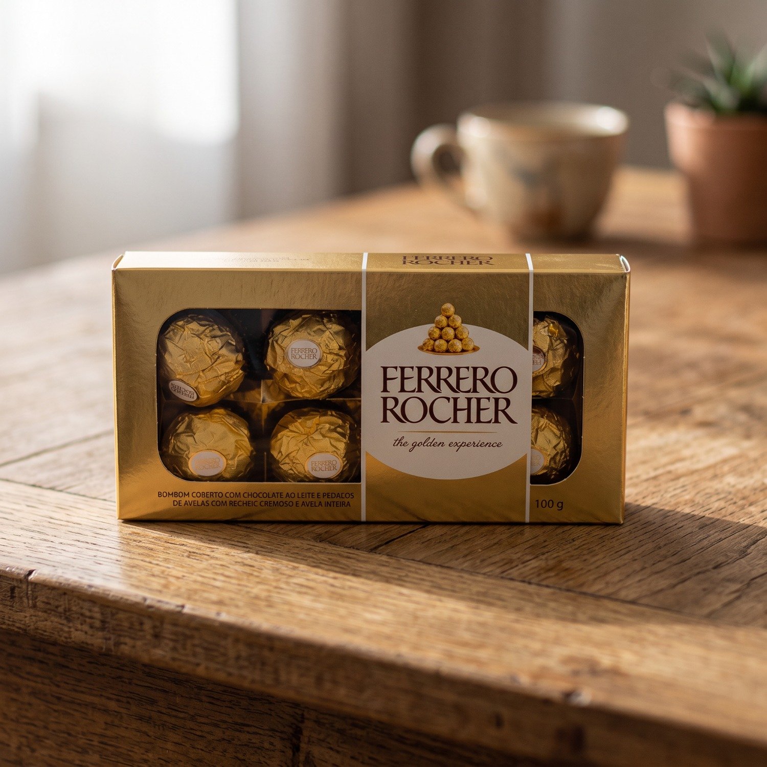 Caixa de Bombom Ferrero Rocher 100g