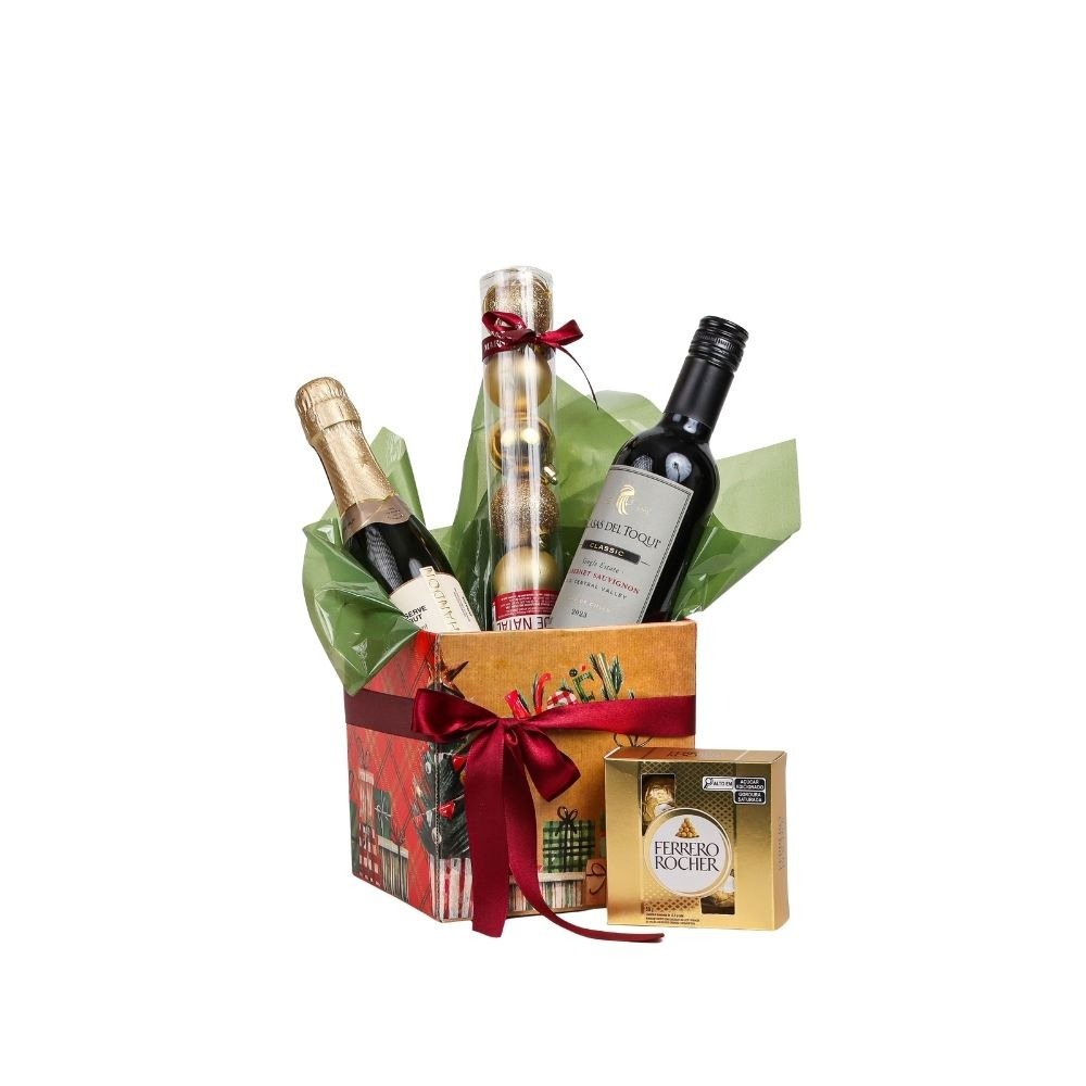 Kit de Natal Vinhos e Chocolate