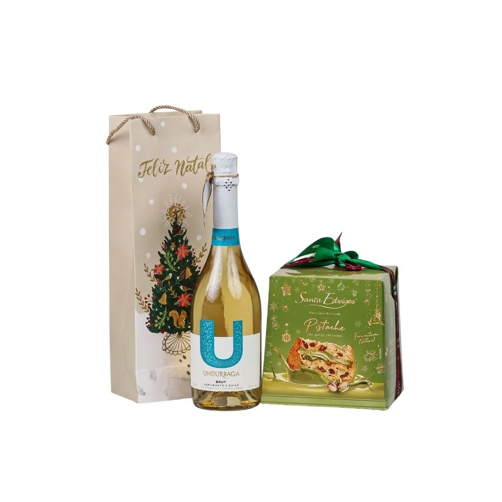 Kit Panetone e Espumante