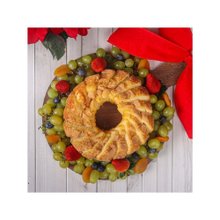 Bolo Natalino com Frutas Frescas