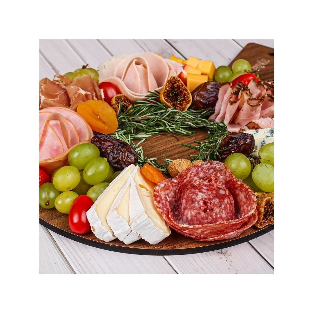 Tábua de Queijos, Frutas e Frios Guirlanda Natalina