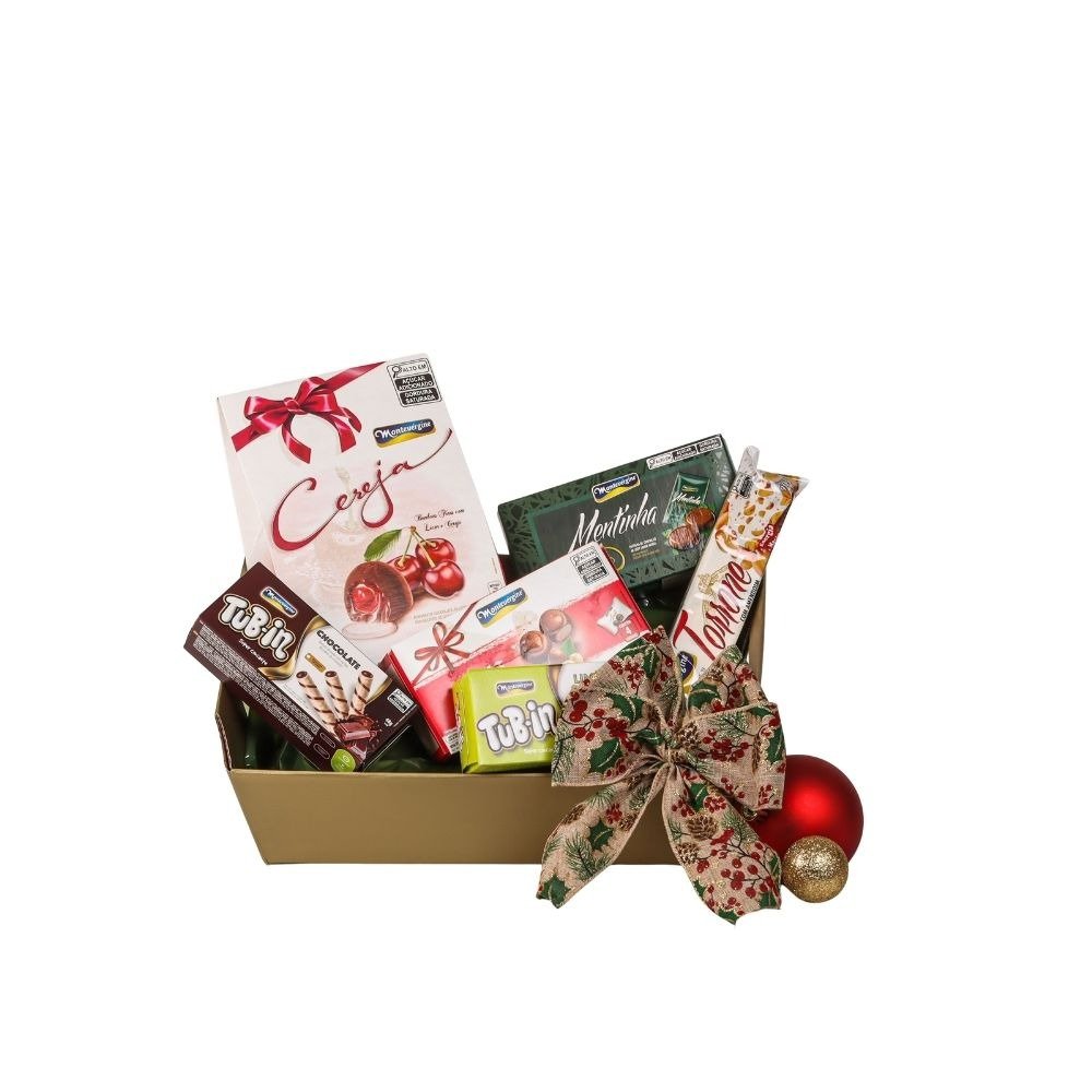 Cesta de Natal Chocolates Sweetie