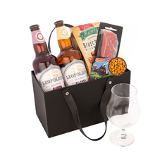 Cesta de Cervejas e Copo