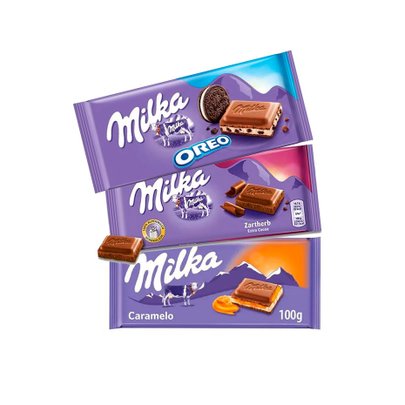 Kit 3 Chocolates Milka