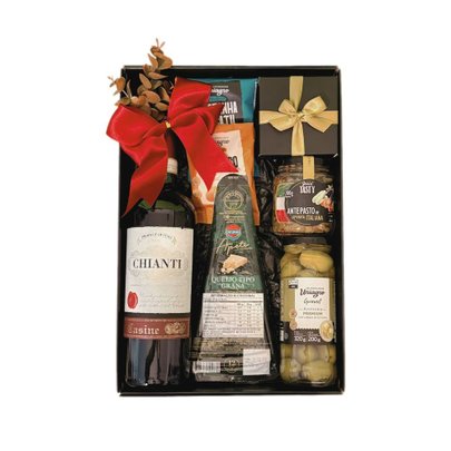 Cesta de Presente com Vinho Chianti