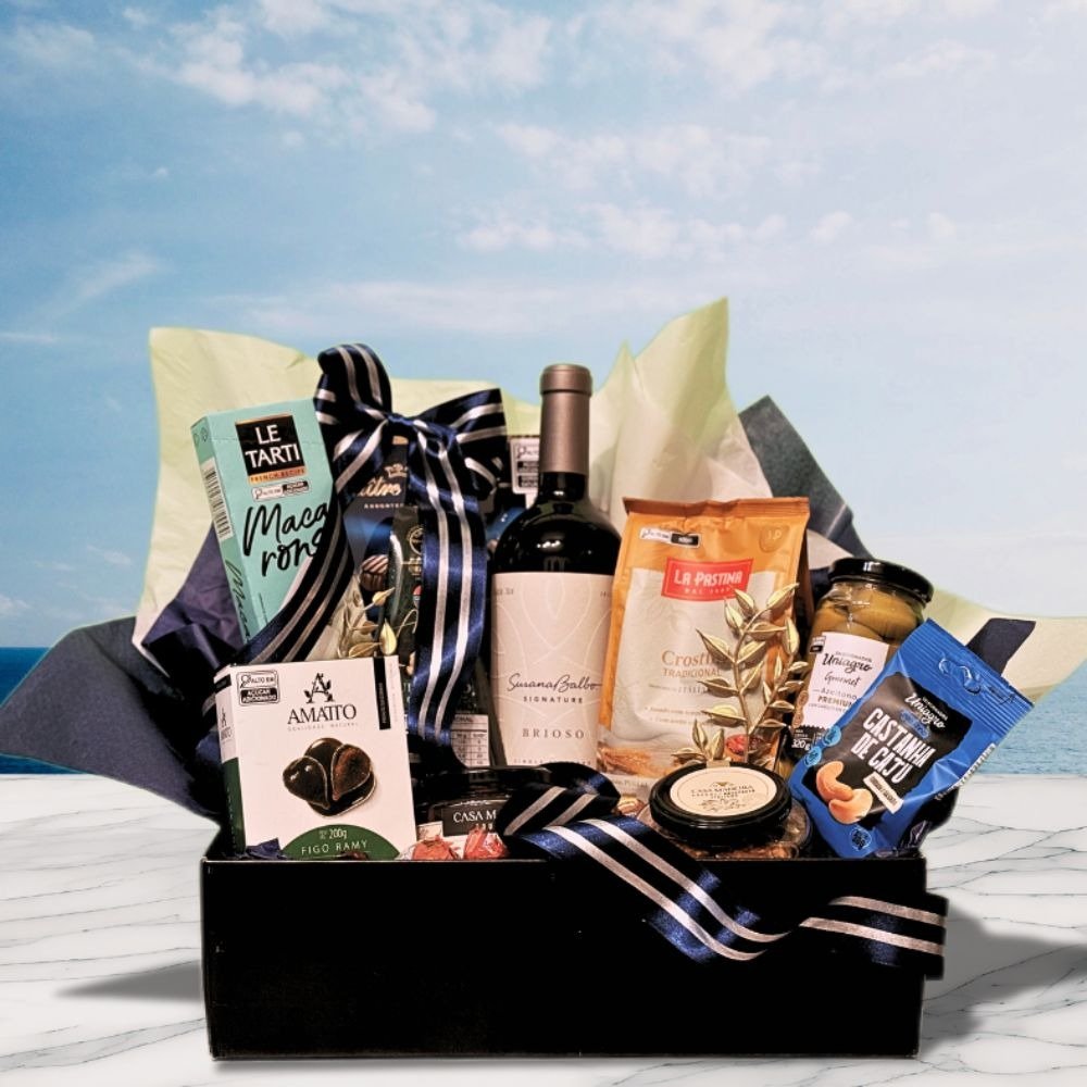 Cesta de Presente Gourmet Premium Brisa del Mar