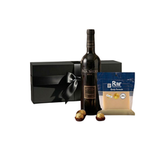 Presente Gourmet Vinho Pata Negra com Parmesão e Bombo