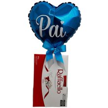 Balão Coração Pais e Rafaello