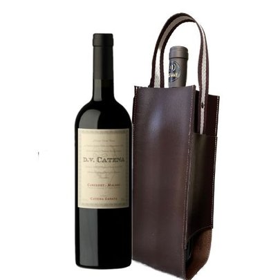 Vinho DV Catena Cabernet + Porta Vinho em Couro