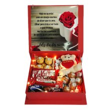 Caixa Iluminada Romântica 