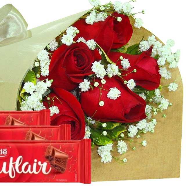 Buquê Lembrança com Trio de Suflair