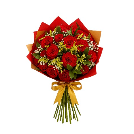 Buquê Especial com 24 Rosas Vermelhas 