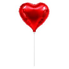 Balão Metalizado - Coração Vermelho
