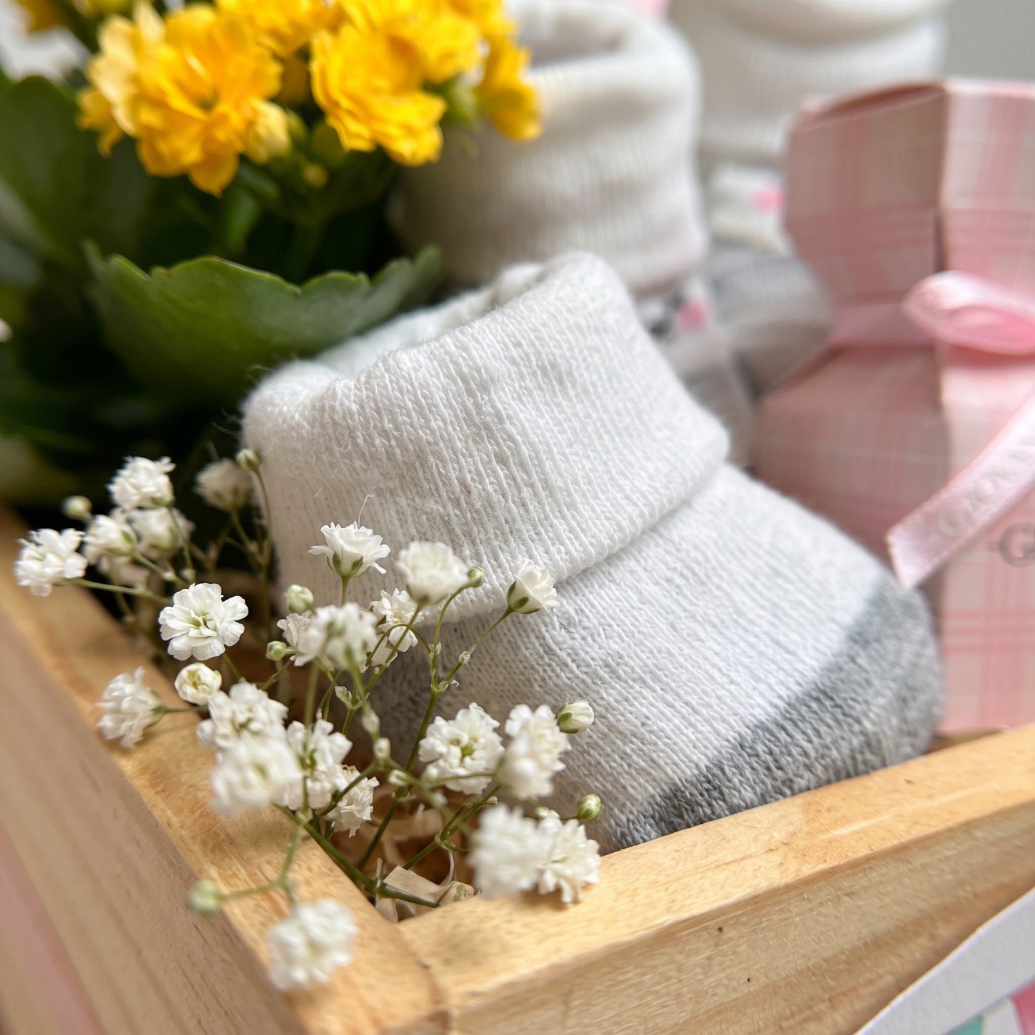 Kit Boas Vindas Baby Rosa