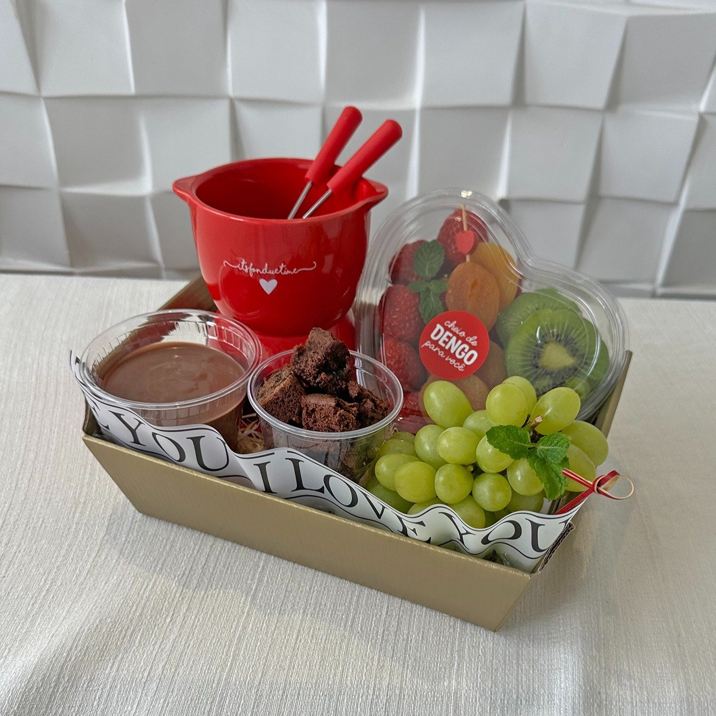 Cesta Fondue a Dois