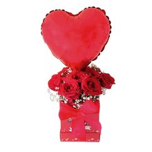 Box Love Rosas Vermelhas