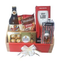 Cesta Cerveja e Ferrero Tricolor Paulista