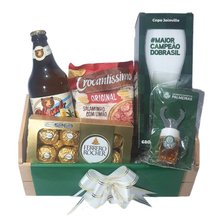 Cesta Cerveja, Ferrero e Caneca Amor pelo Verdão