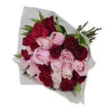 Buquê 36 Rosas Dois Amores