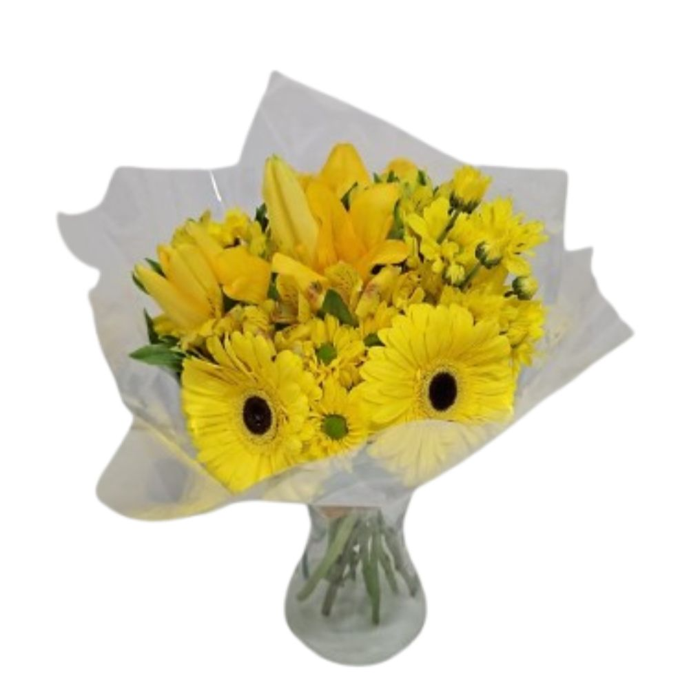 Arranjo de Flores do Campo Radiantes