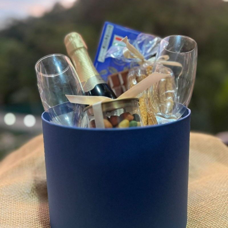 Cesta Espumante Noite Azul