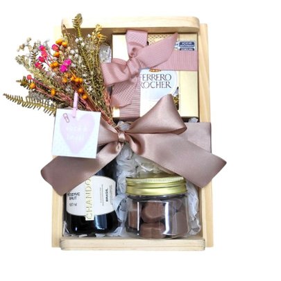 Caixote Chandon Luxo com Chocolates