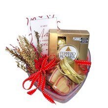 Coração Ferrero Rocher Meu Amor é Seu