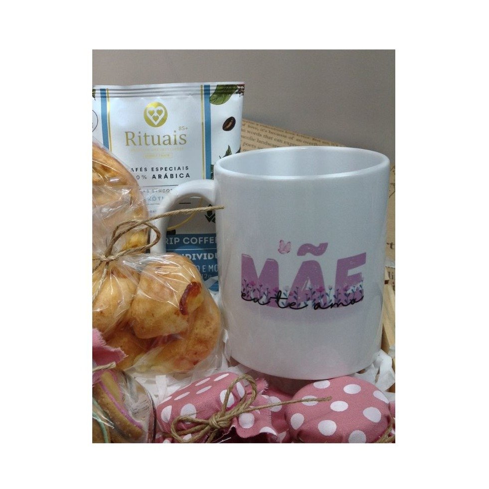 Box Cafezinho de Mãe com Biscoitos e Caneca
