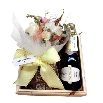 Box Comemore Chandon e Chocolate
