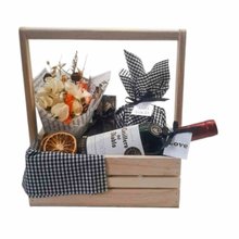 Cesta Vinho Com Ferrero Amo Você