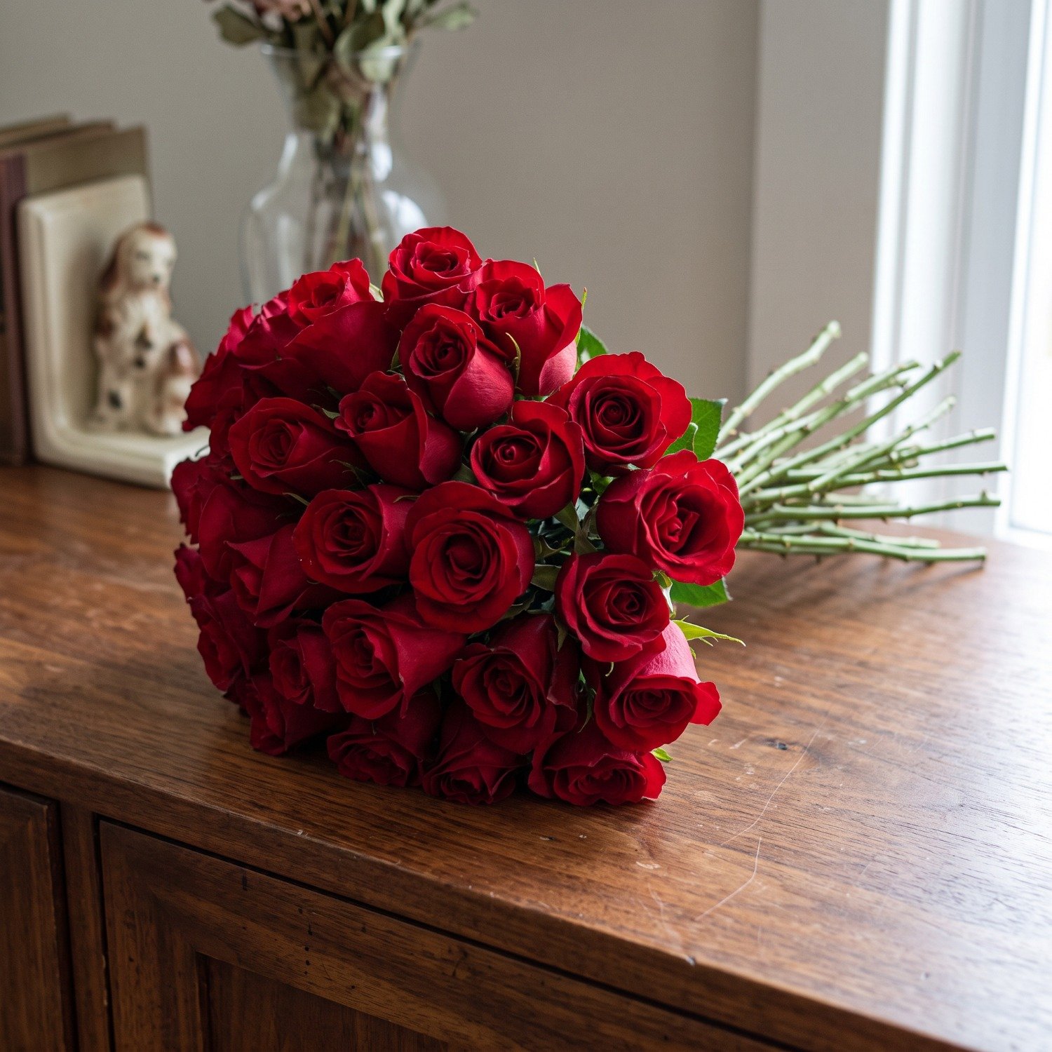 Buquê Glorioso de Rosas Vermelhas