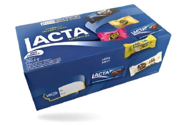 Caixa de bombons Lacta