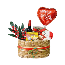Cesto Natalino Boas Festas - Natal