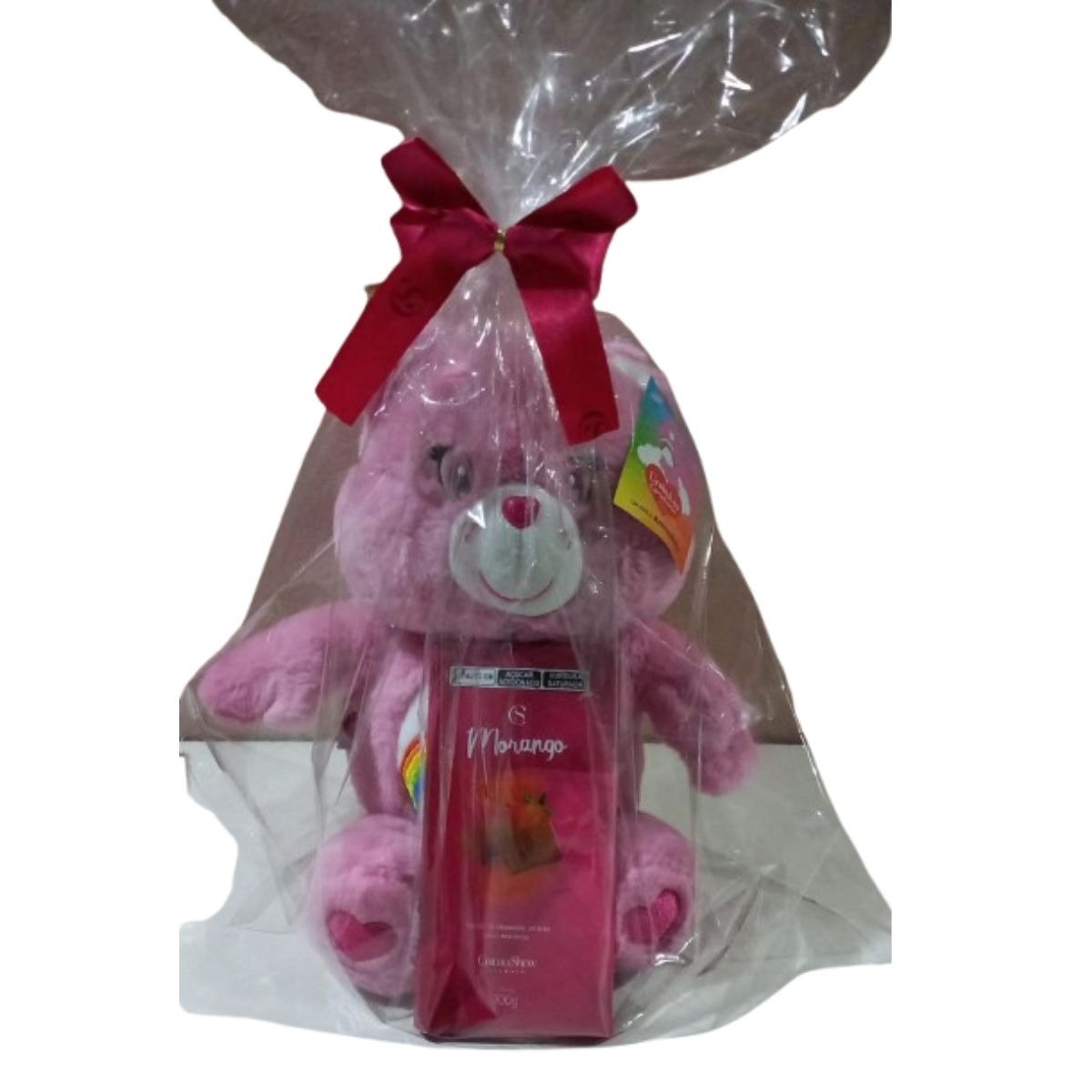 Kit Chocolate + Pelucia Ursinho Carinhoso