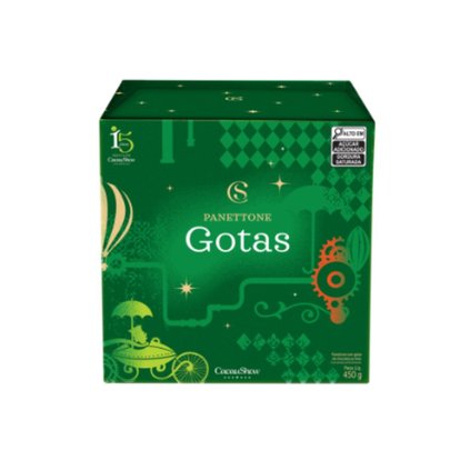 Panetone de Gotas 450g Cacau Show