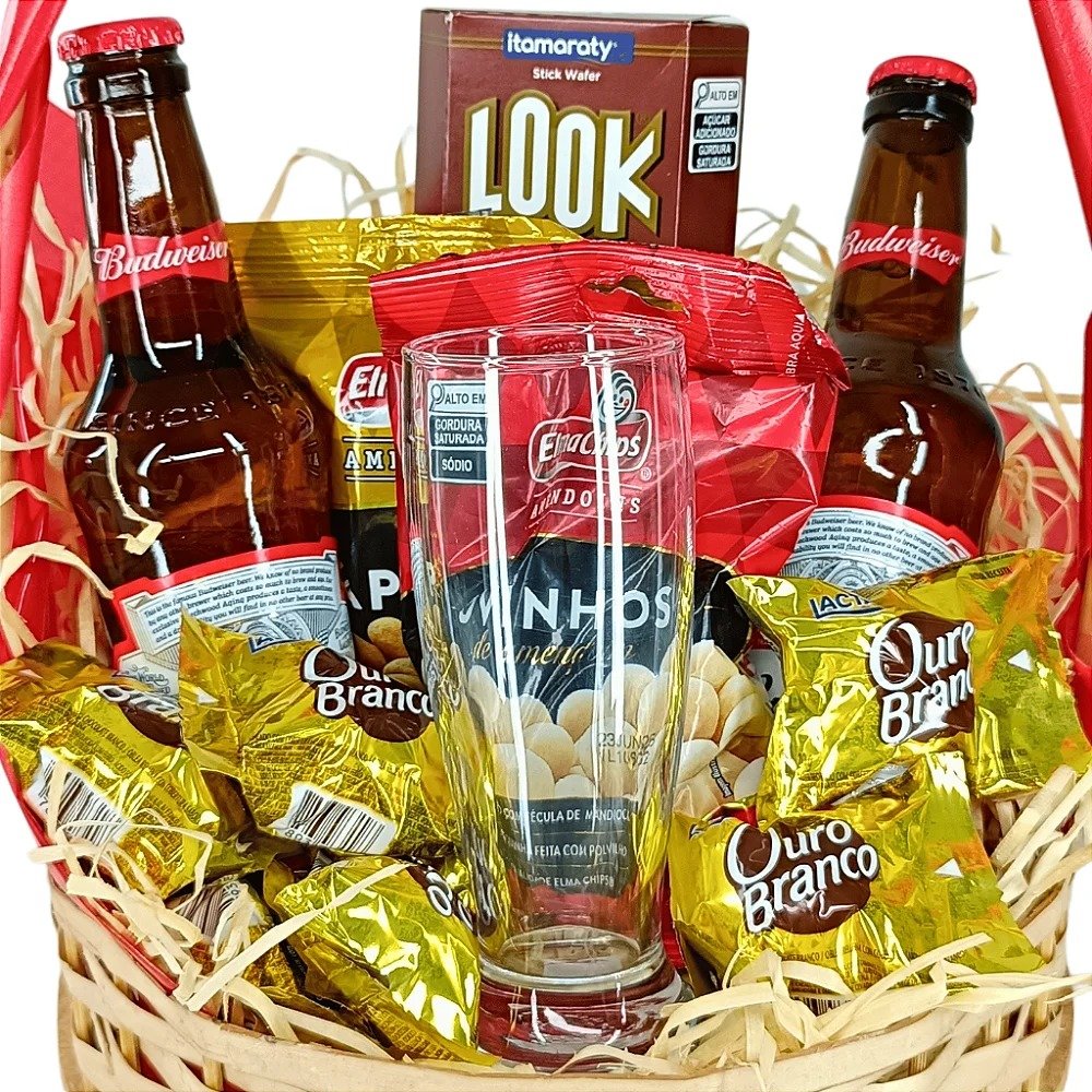 Cesta Estilo Boteco - Petiscos, Cerveja e Muito Sabor