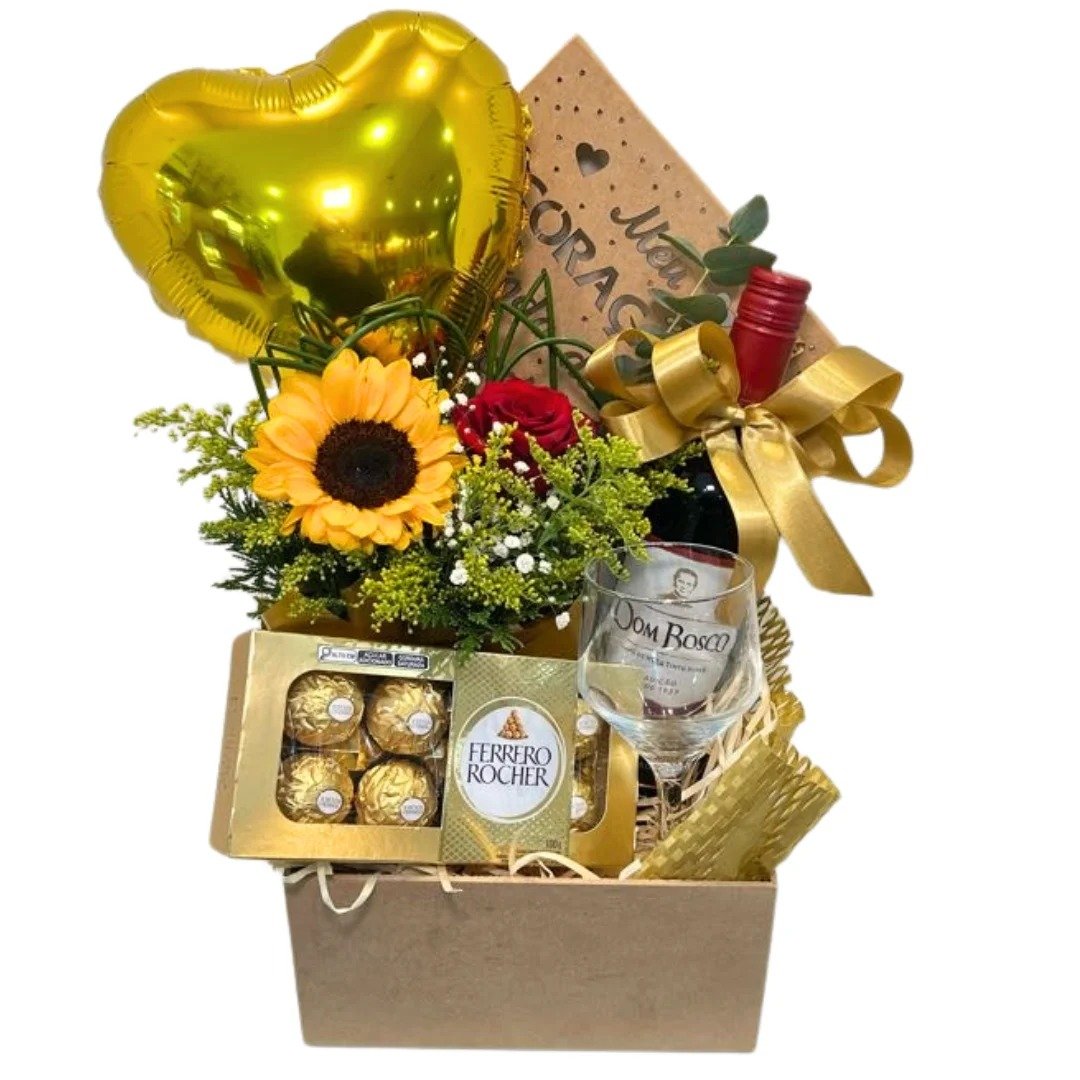 Caixa MDF  Amor Perfeito
