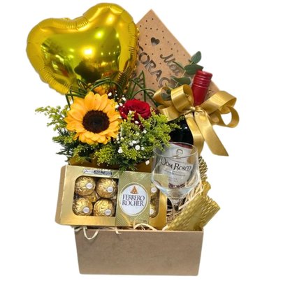 Caixa MDF  Amor Perfeito