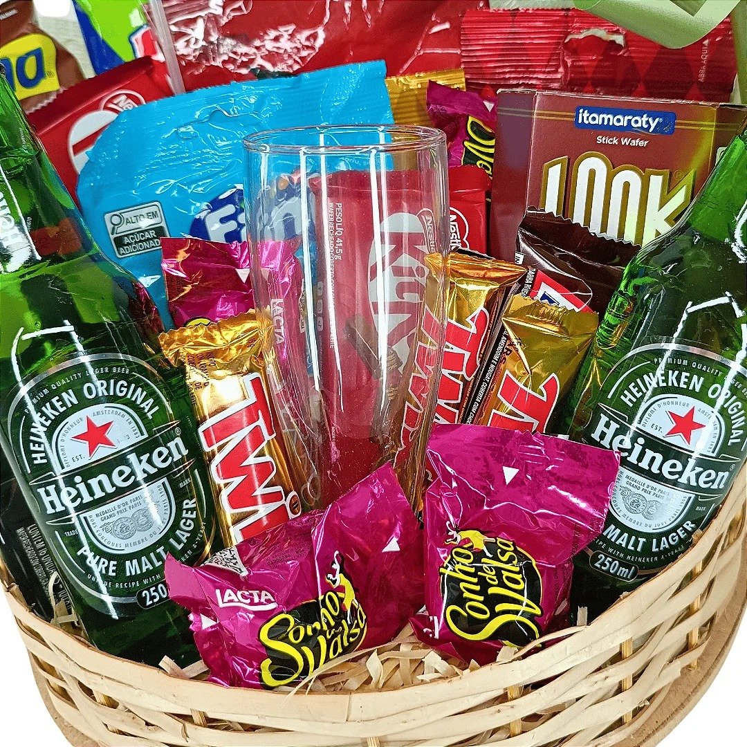 Brinde do Dia Cesta de Aniversário 
