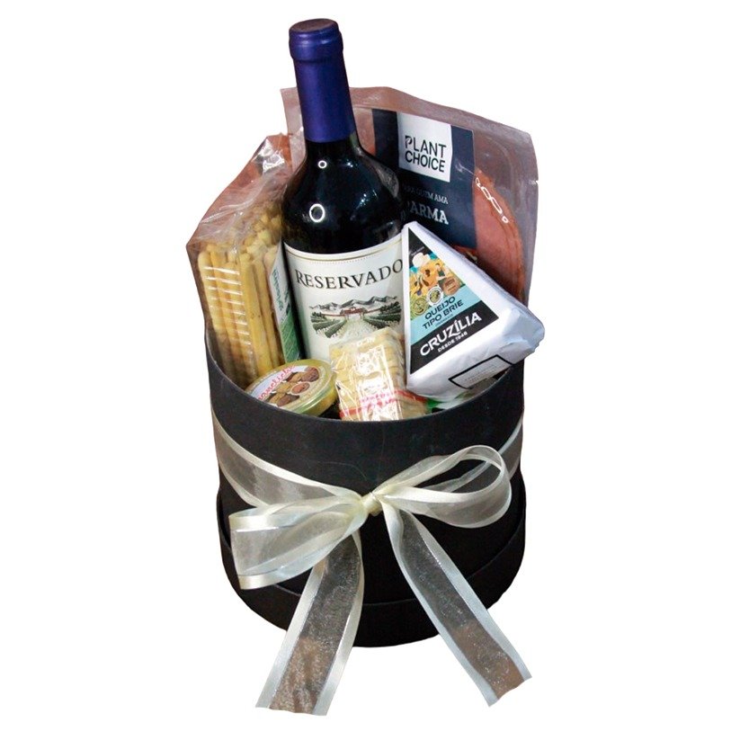 Caixa Completa com Vinho