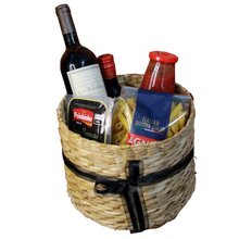 Cesta completa para Jantar (massa e vinho)