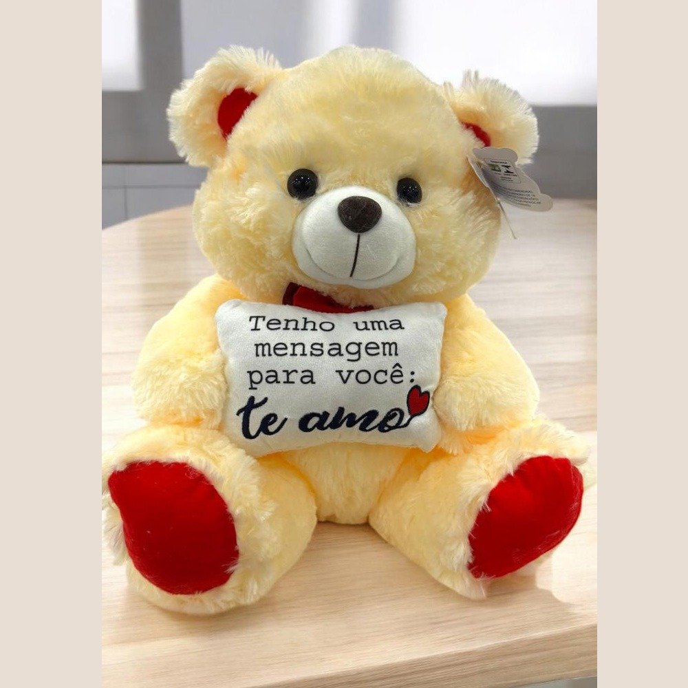 Pelúcia Urso Te Amo