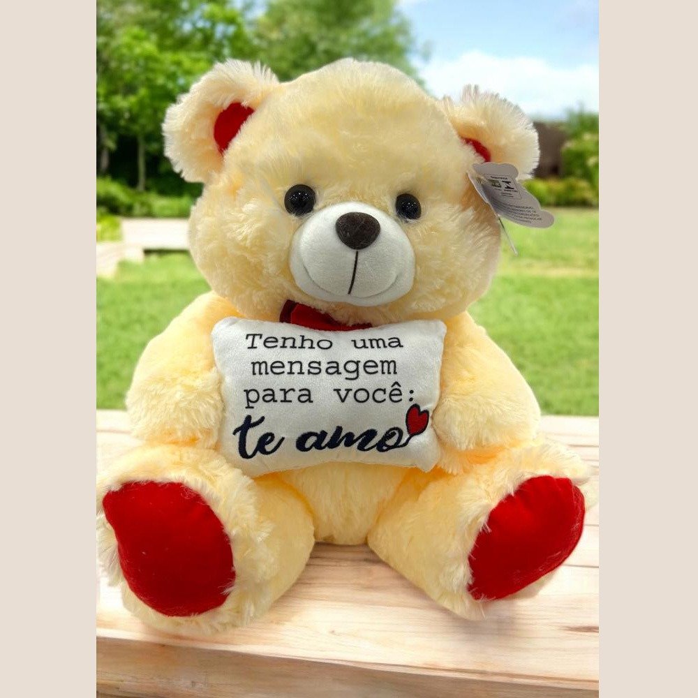 Pelúcia Urso Te Amo