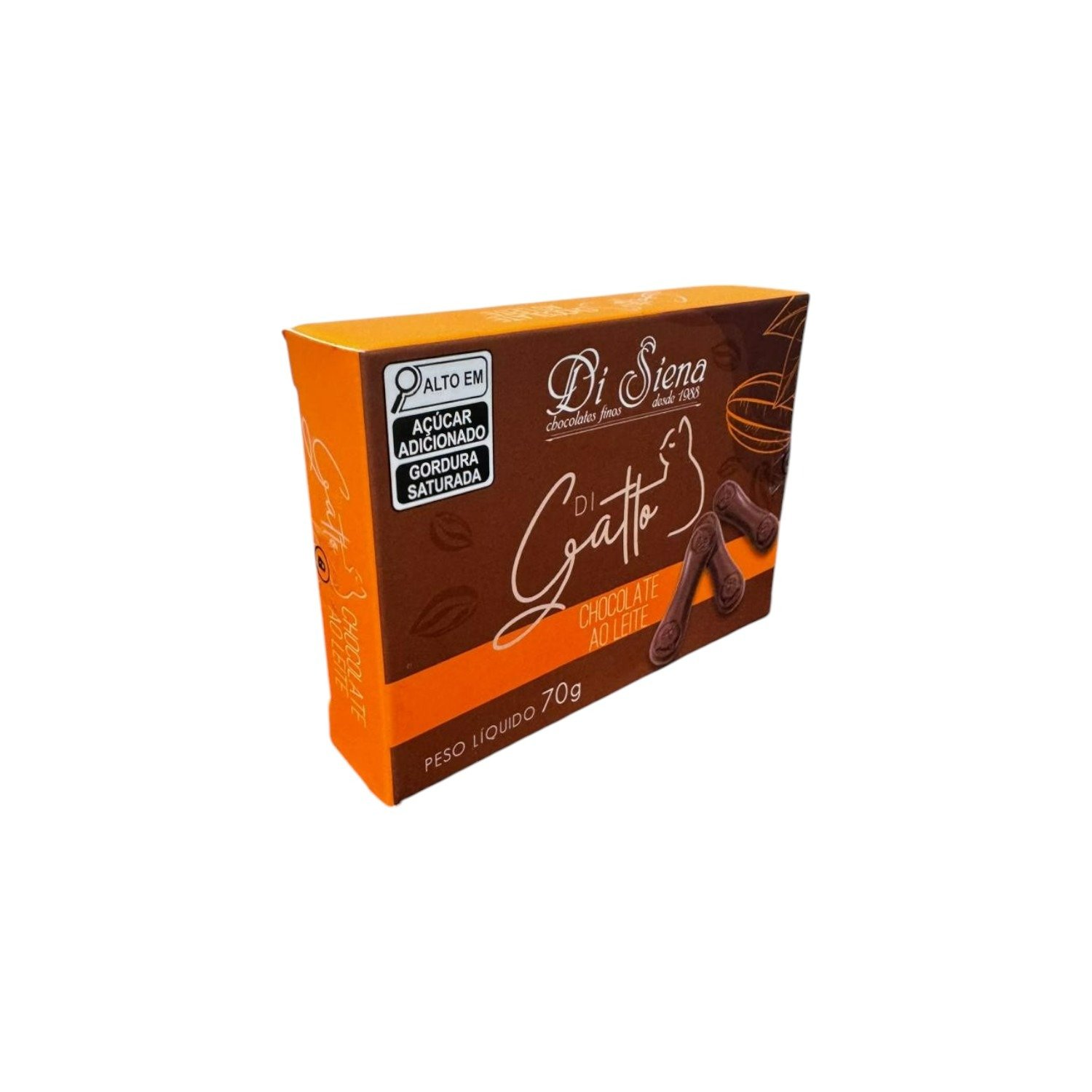 Caixa Di Gatto ao Leite 70gr