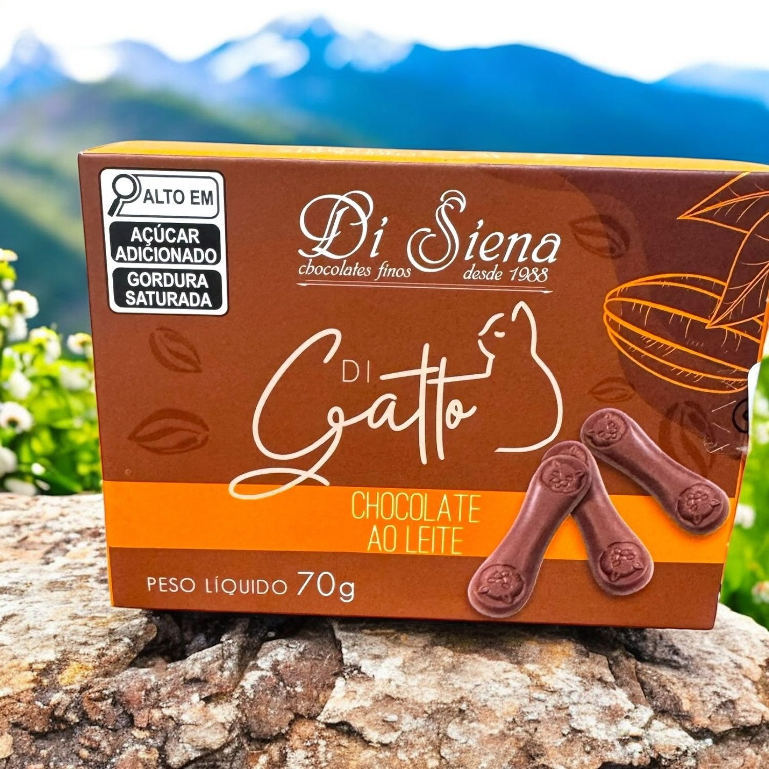 Caixa Di Gatto ao Leite 70gr