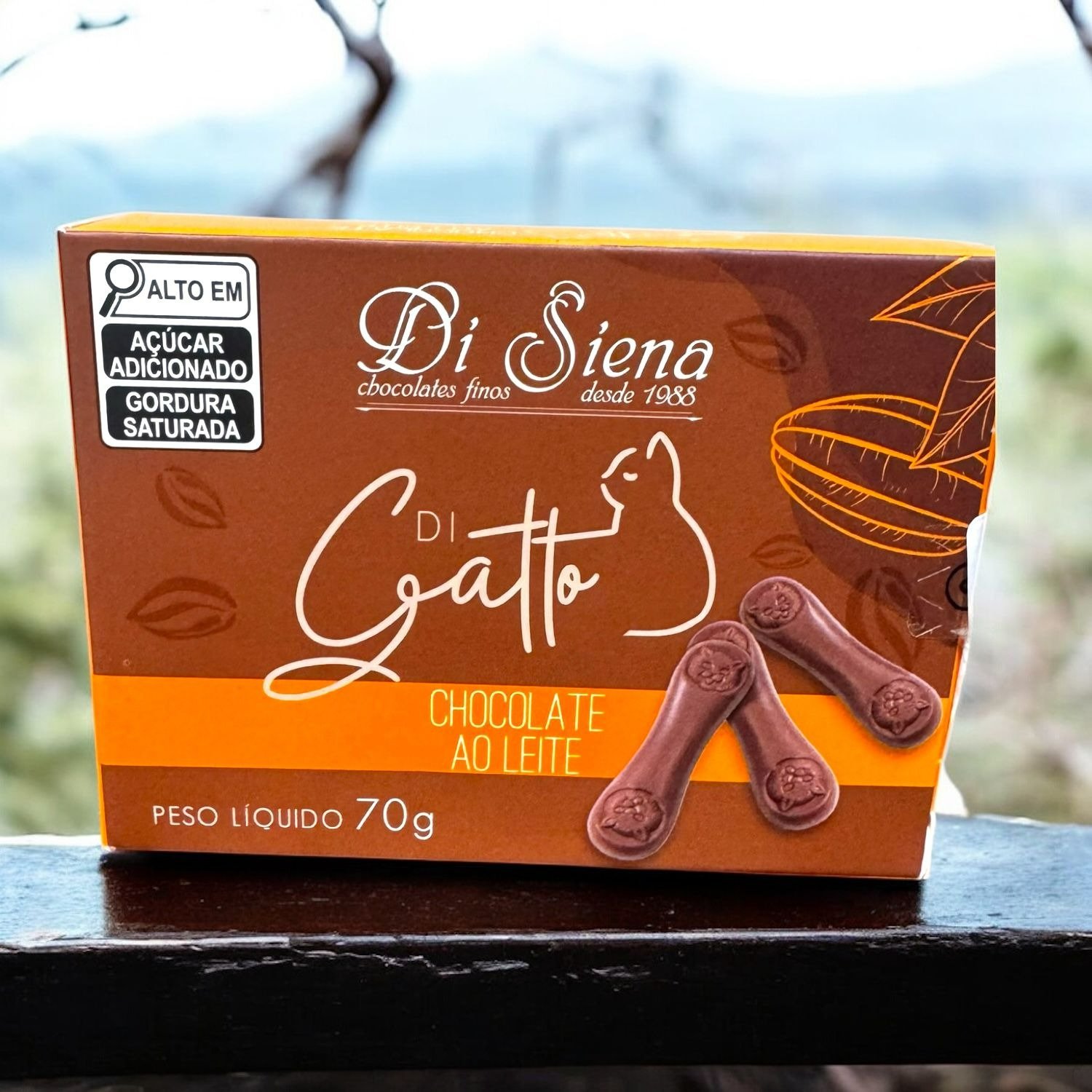 Caixa Di Gatto ao Leite 70gr