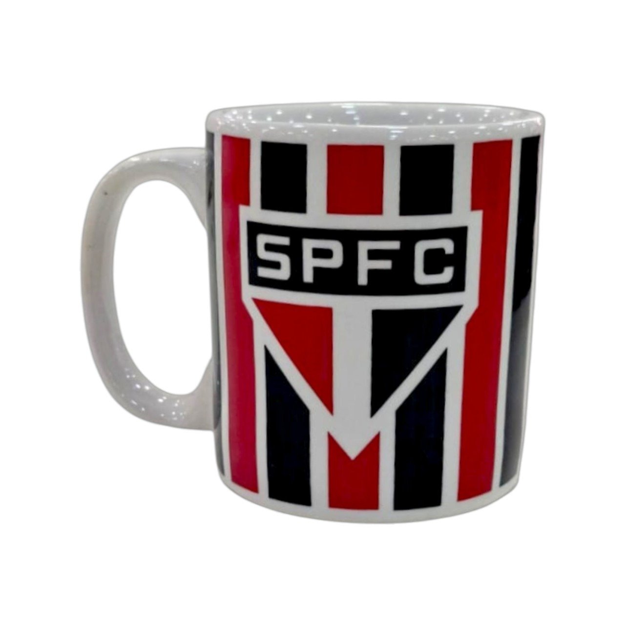 Caneca de Porcelana Tricolor 