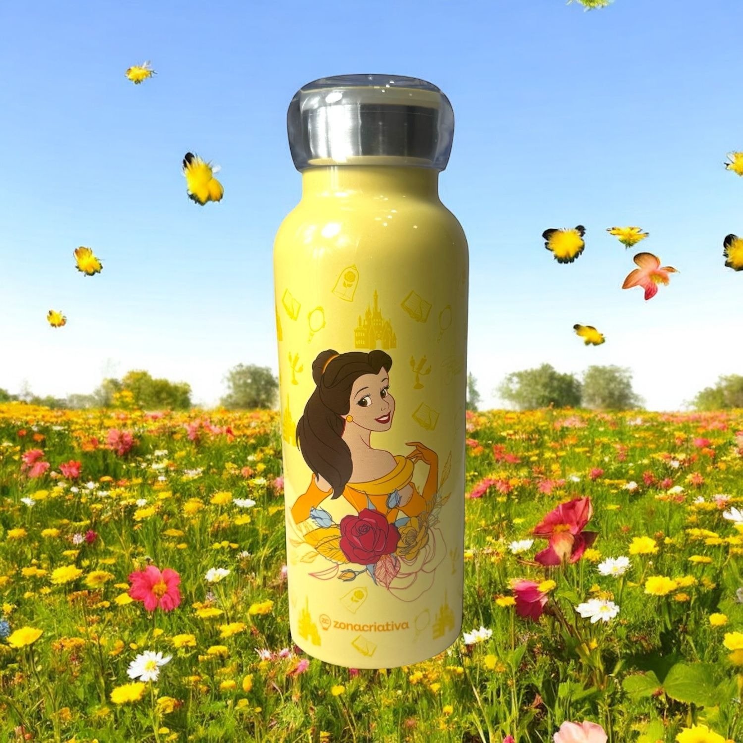 Garrafa Bubble Bella Disney 500 ml 