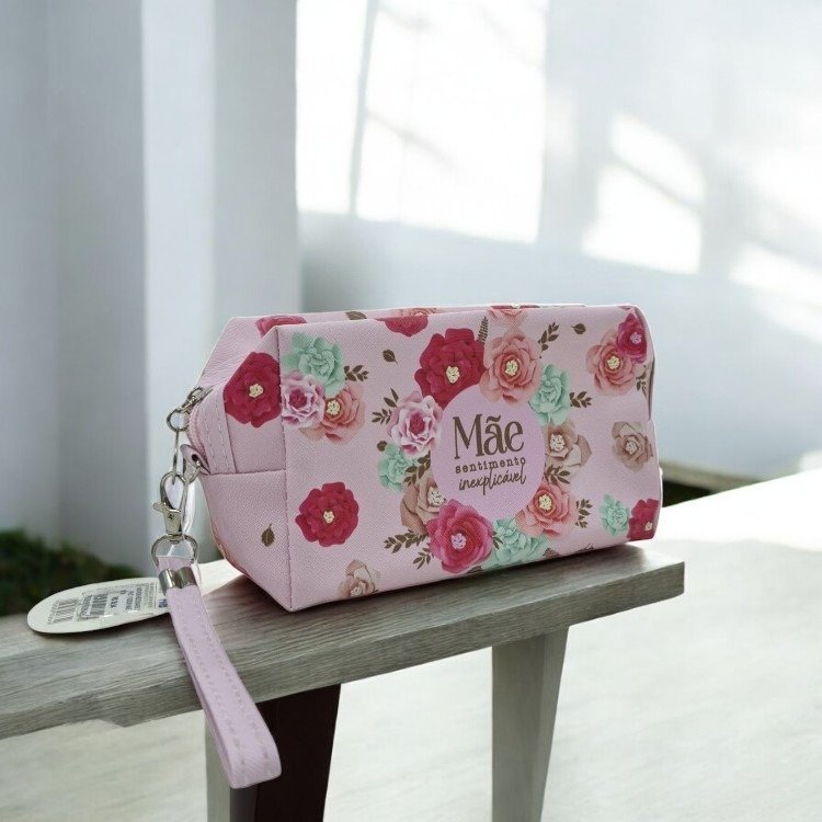 Necessaire Pvc "Mãe Sentimento Inesquecível"